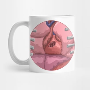 Hole in Heart Mug